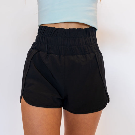 Highwaist Active Shorts (Black)