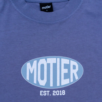 Oval Logo L/S Luxe Tee (Blue Granite)