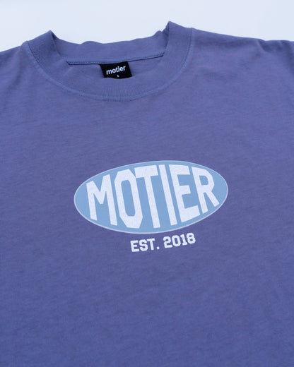 Oval Logo L/S Luxe Tee (Blue Granite)