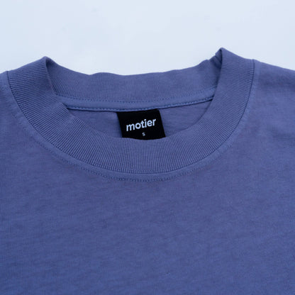 Oval Logo L/S Luxe Tee (Blue Granite)