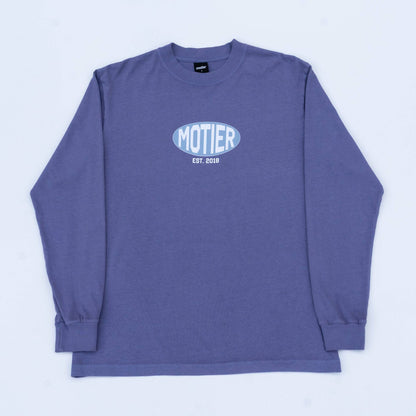 Oval Logo L/S Luxe Tee (Blue Granite)