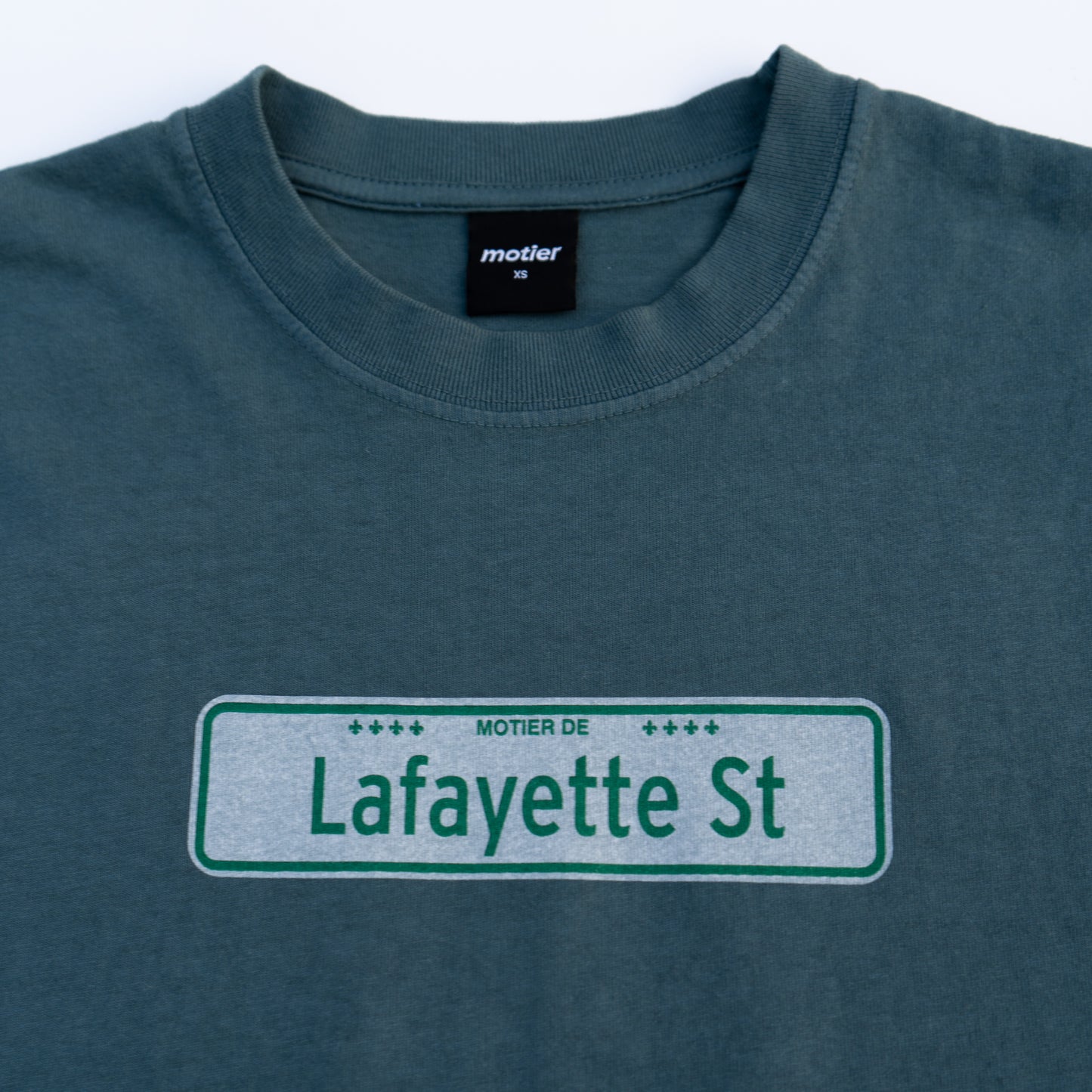 Lafayette Street L/S Luxe Tee (Atlantic Green)