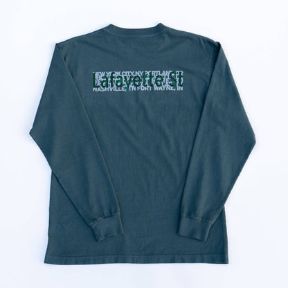 Lafayette Street L/S Luxe Tee (Atlantic Green)
