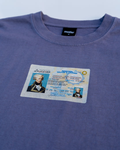 Marquis License L/S Luxe Tee (Grey Blue)