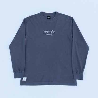 Classic Logo L/S Luxe Tee (Asphalt)