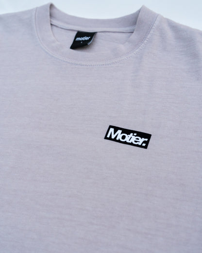Box Logo S/S Luxe Tee (Raindrops)