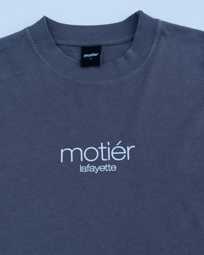 Classic Logo L/S Luxe Tee (Asphalt)