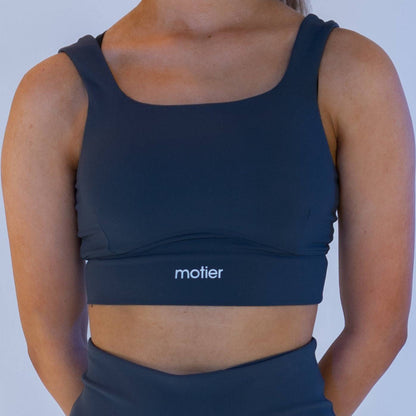 Motier Women Ribbed Racerback Top (Midnight Blue)
