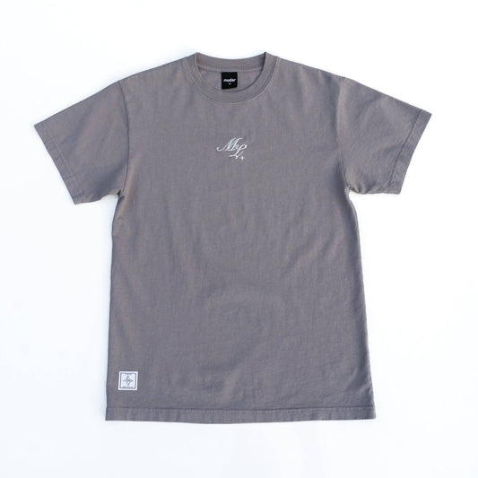 The ML Script Luxe Tee (Night Grey)