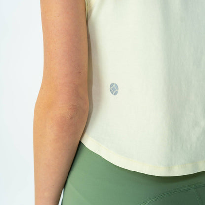 Motier Women Classic Patch Sleeveless Tank (Morning Light)