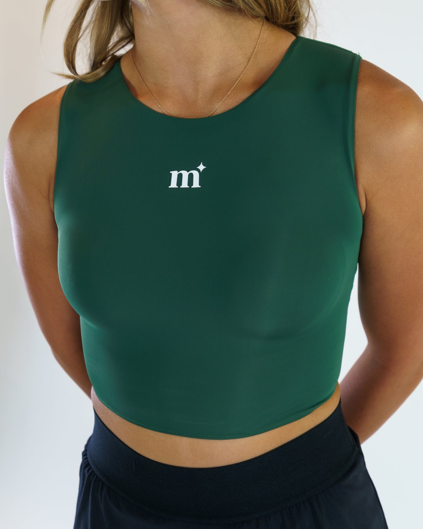 M-Star Fitted Active Top (Dark Green)