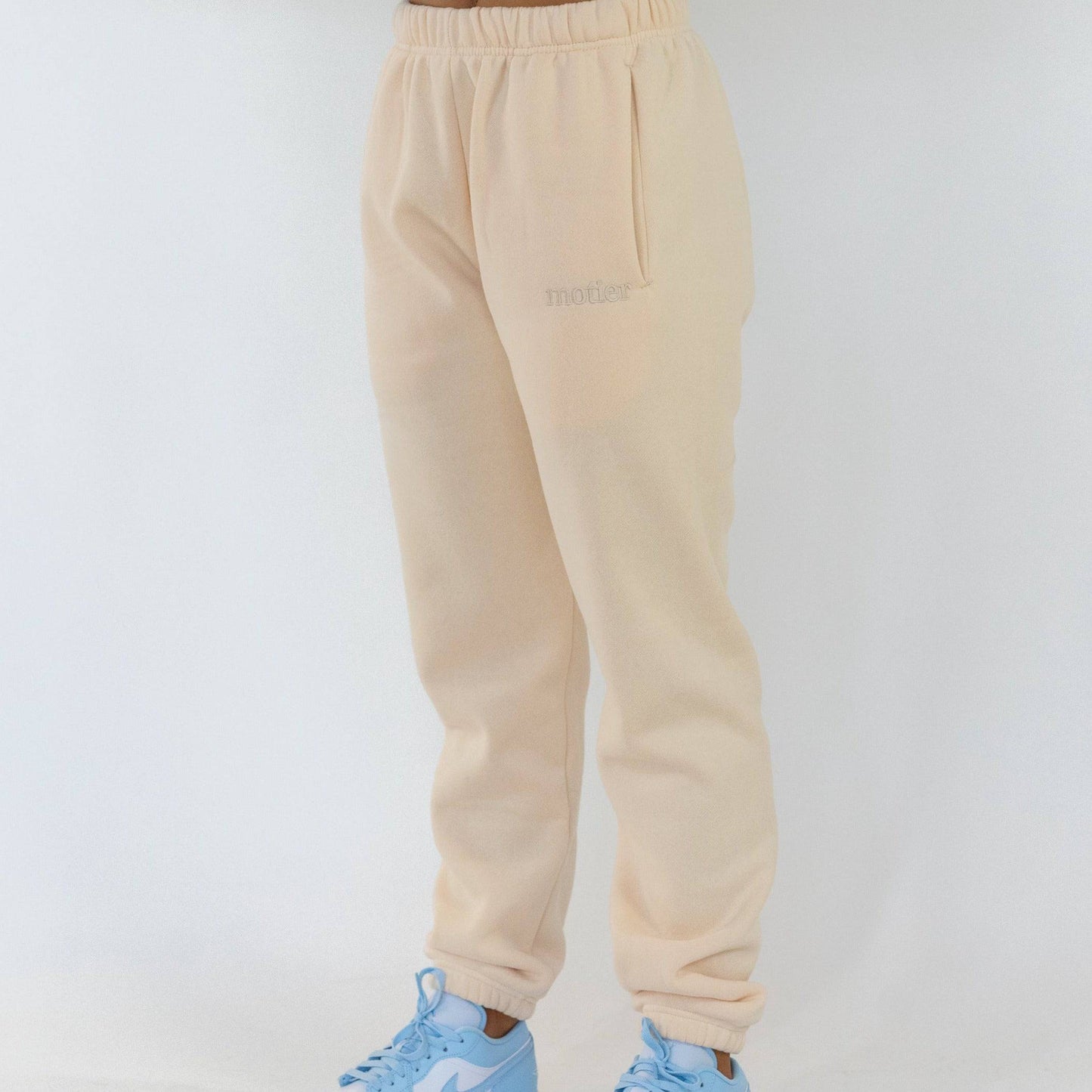 The Naomi Oversized Sweatpants (Sand) - Motier Lafayette 