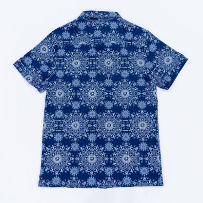 Motier Paisley Button Down (Navy)