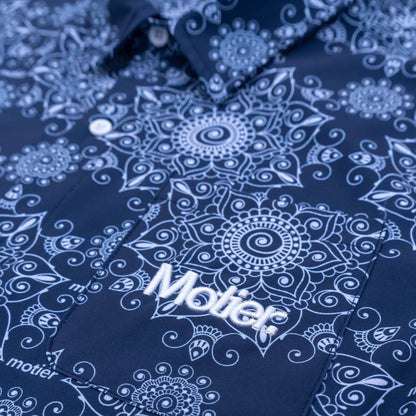 Motier Paisley Button Down (Navy)