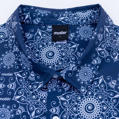 Motier Paisley Button Down (Navy)