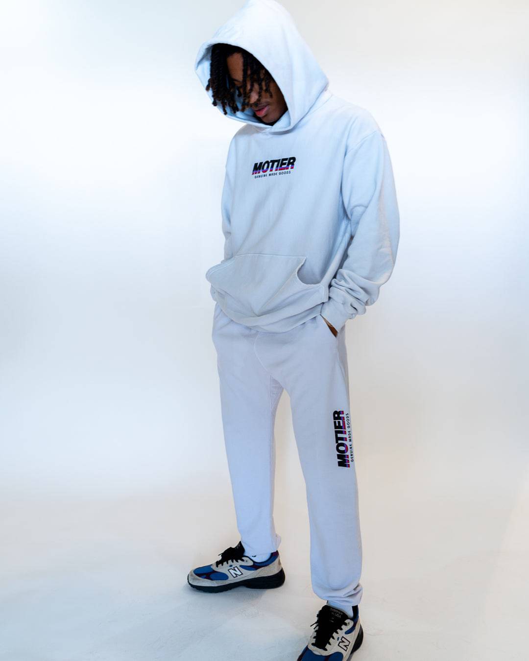 Oblique Oversized Sweatpants (Lt. Grey)