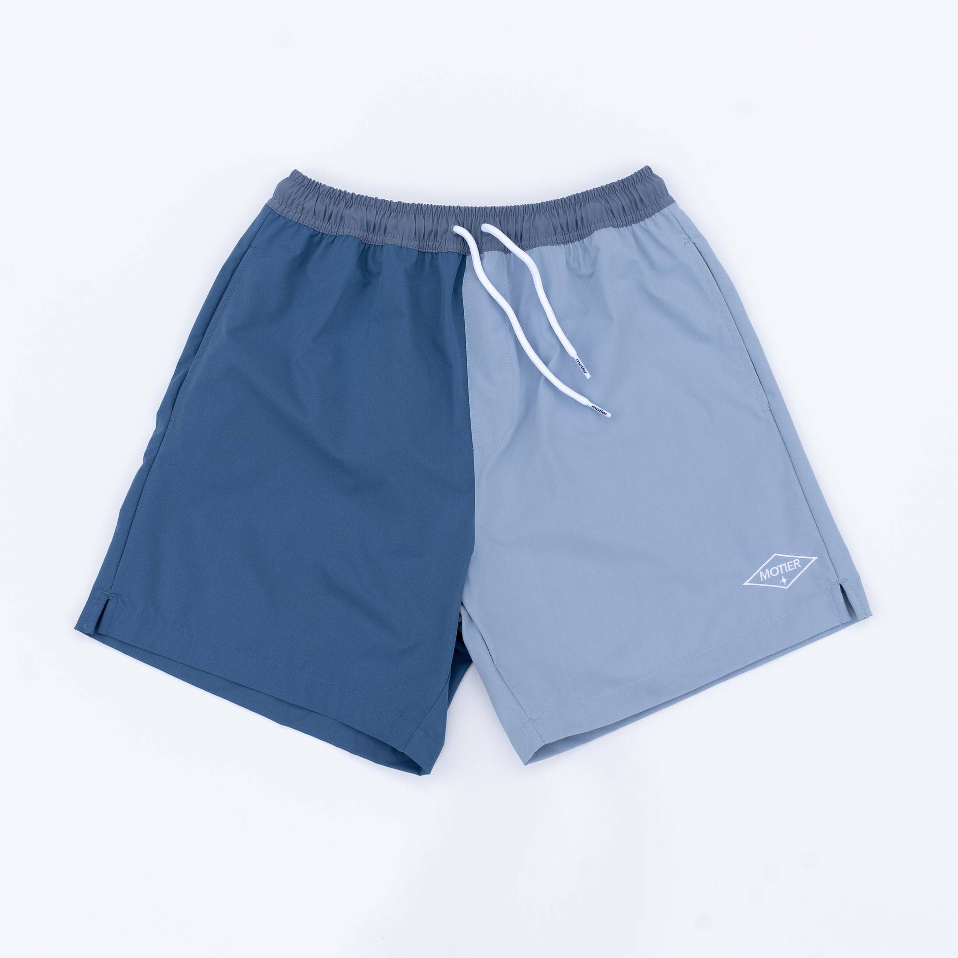 The Colorblock Boardshorts (Ocean) - Motier Lafayette 