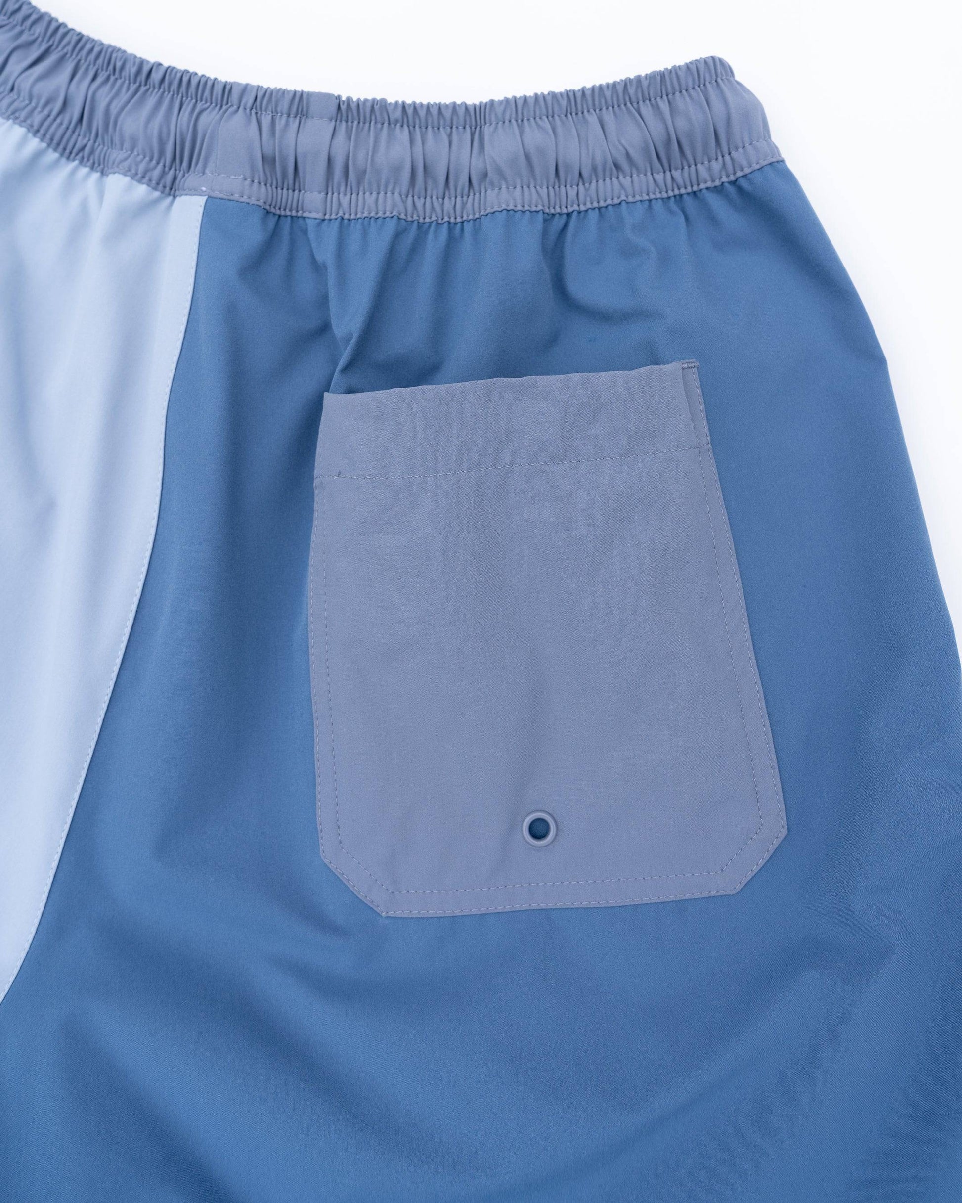 The Colorblock Boardshorts (Ocean) - Motier Lafayette 