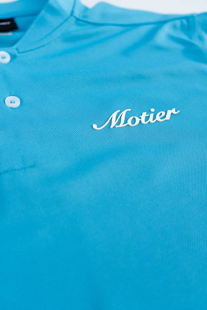 The Blade Collar Polo (Light Blue) - Motier Lafayette 