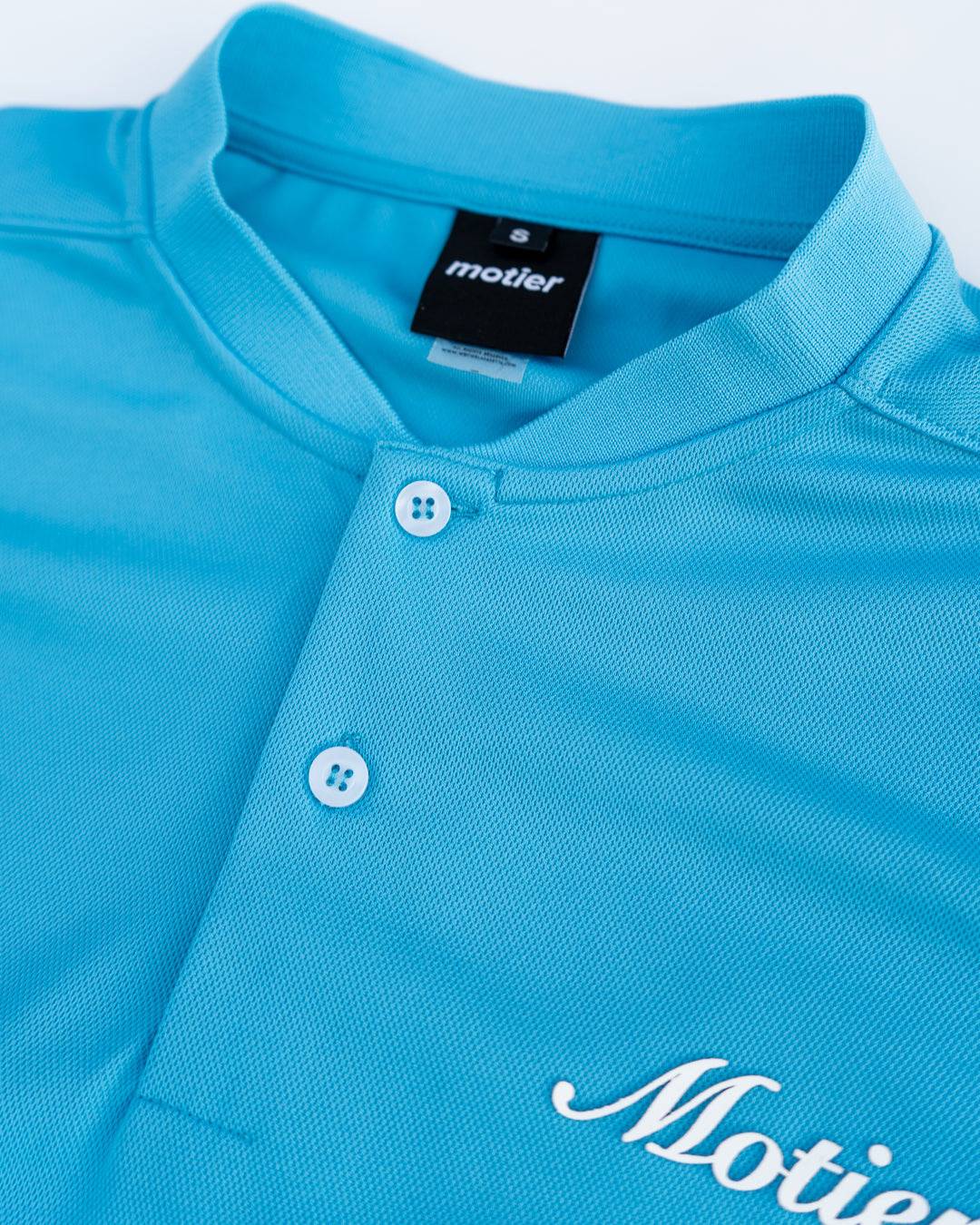 The Blade Collar Polo (Light Blue) - Motier Lafayette 
