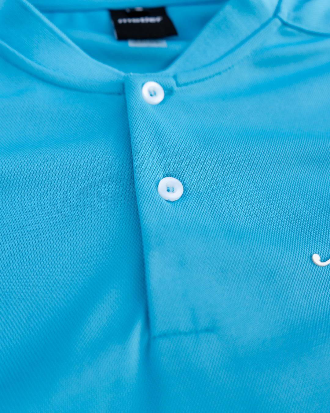 The Blade Collar Polo (Light Blue) - Motier Lafayette 