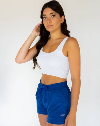 Motier Women Built-In Athleisure Shorts (Royal)