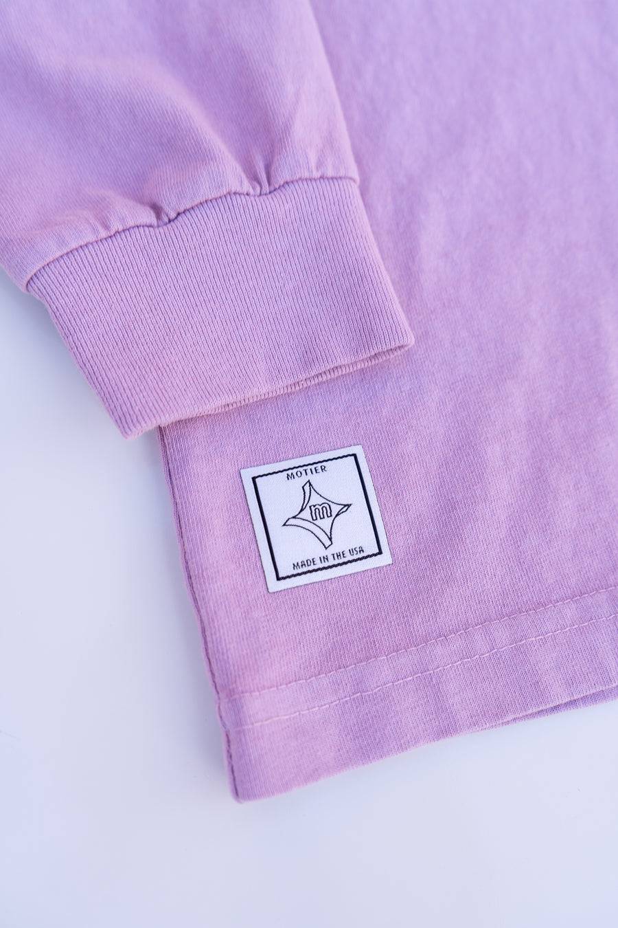 Script L/S Luxe Tee (Mauve)