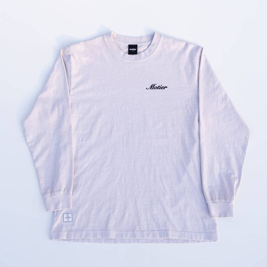 Script L/S Luxe Tee (Almond)