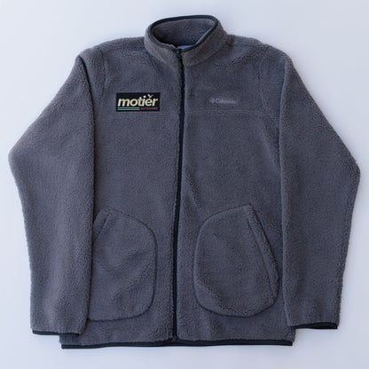 Motier Outdoors Sherpa Full-Zip Fleece Jacket (Gunmetal)
