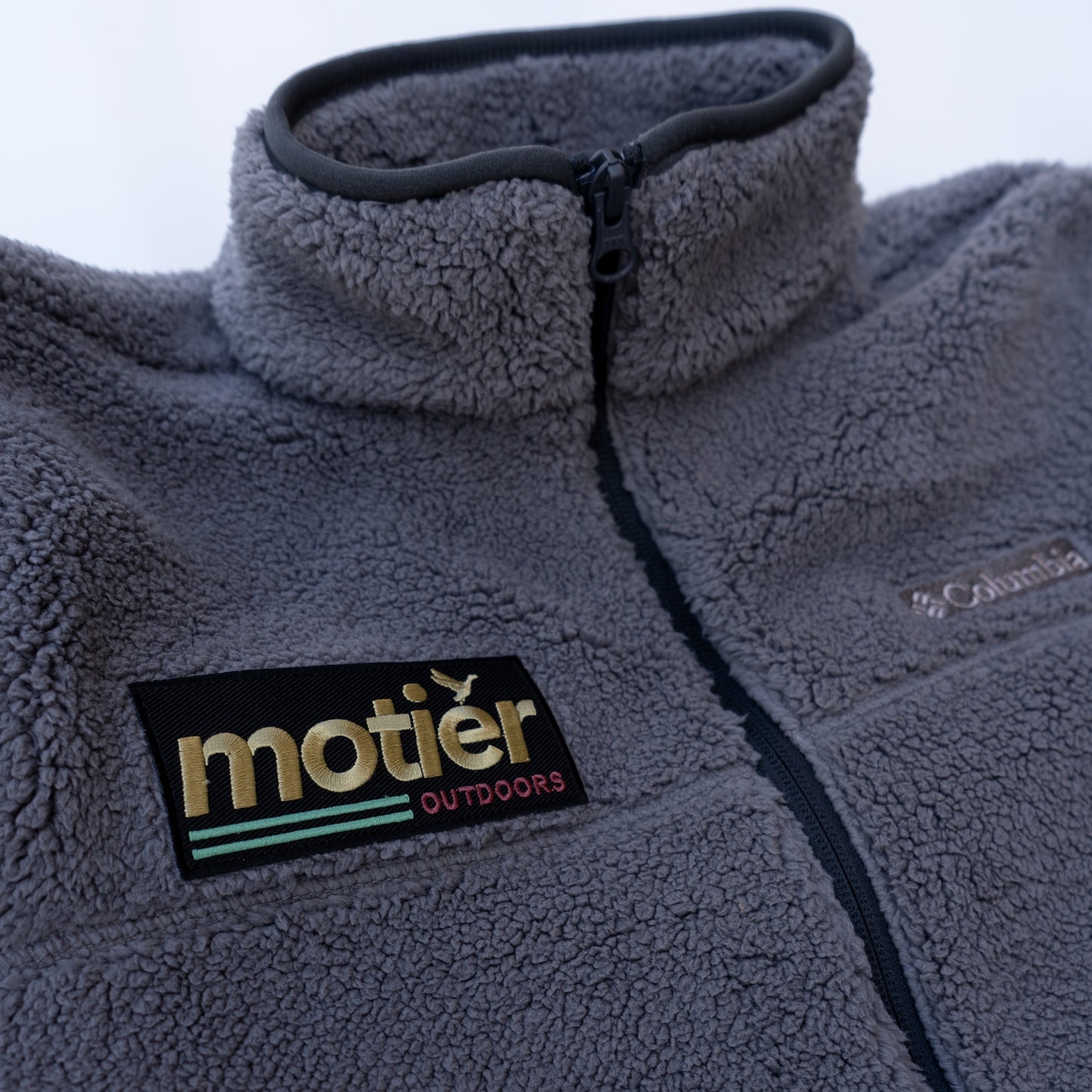 Motier Outdoors Sherpa Full-Zip Fleece Jacket (Gunmetal)