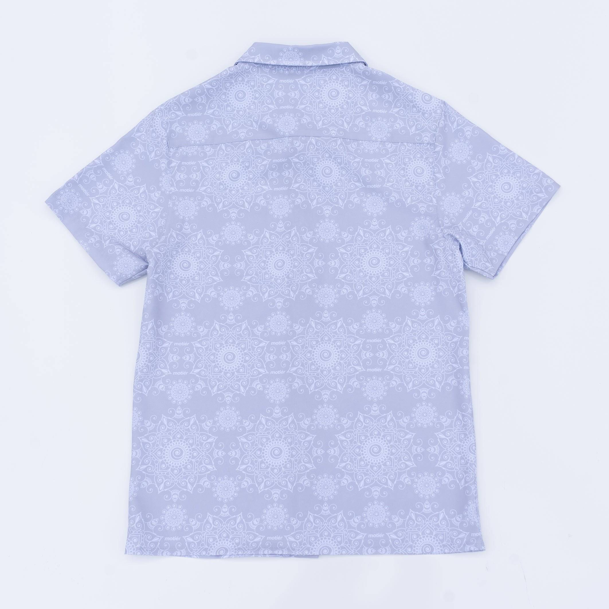 Motier Paisley Button Down (Stone) - Motier Lafayette 