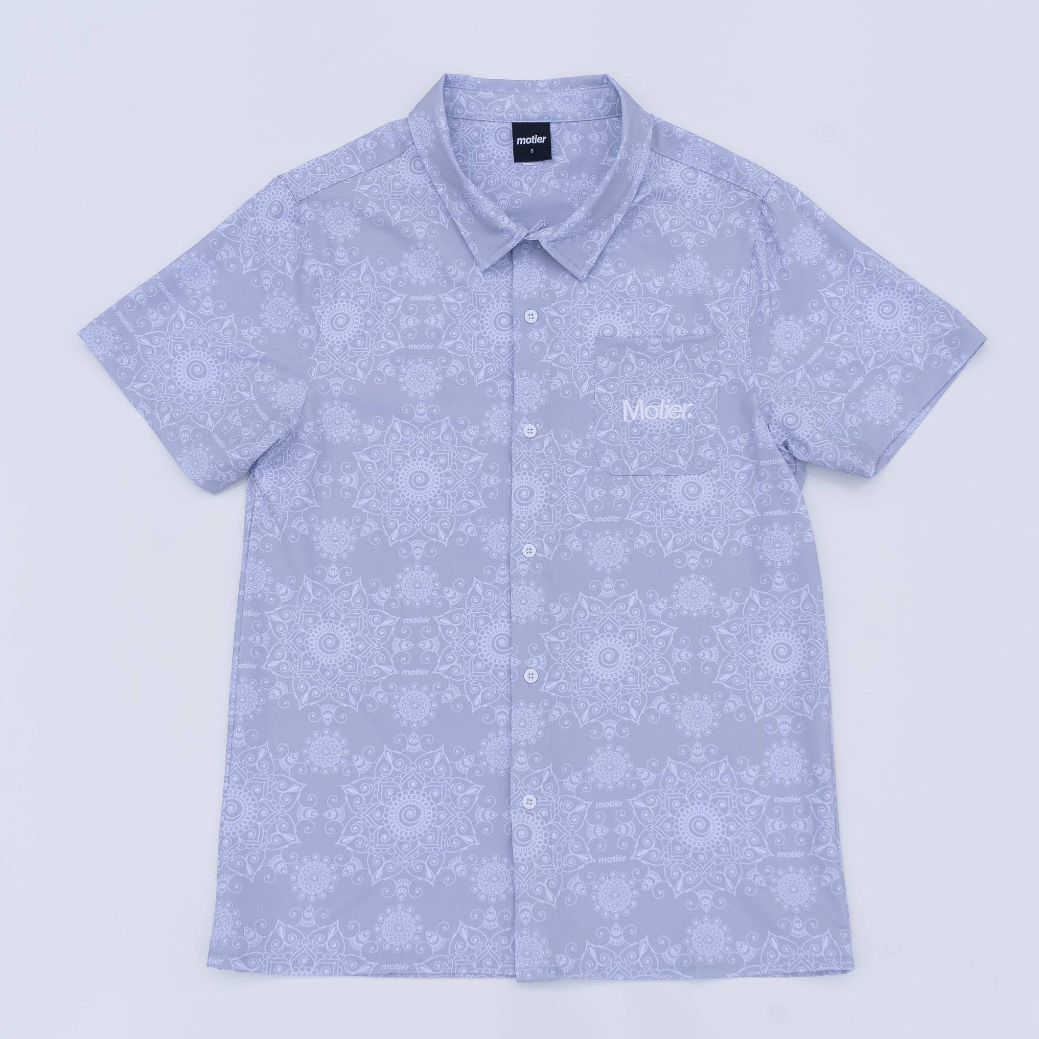Motier Paisley Button Down (Stone) - Motier Lafayette 
