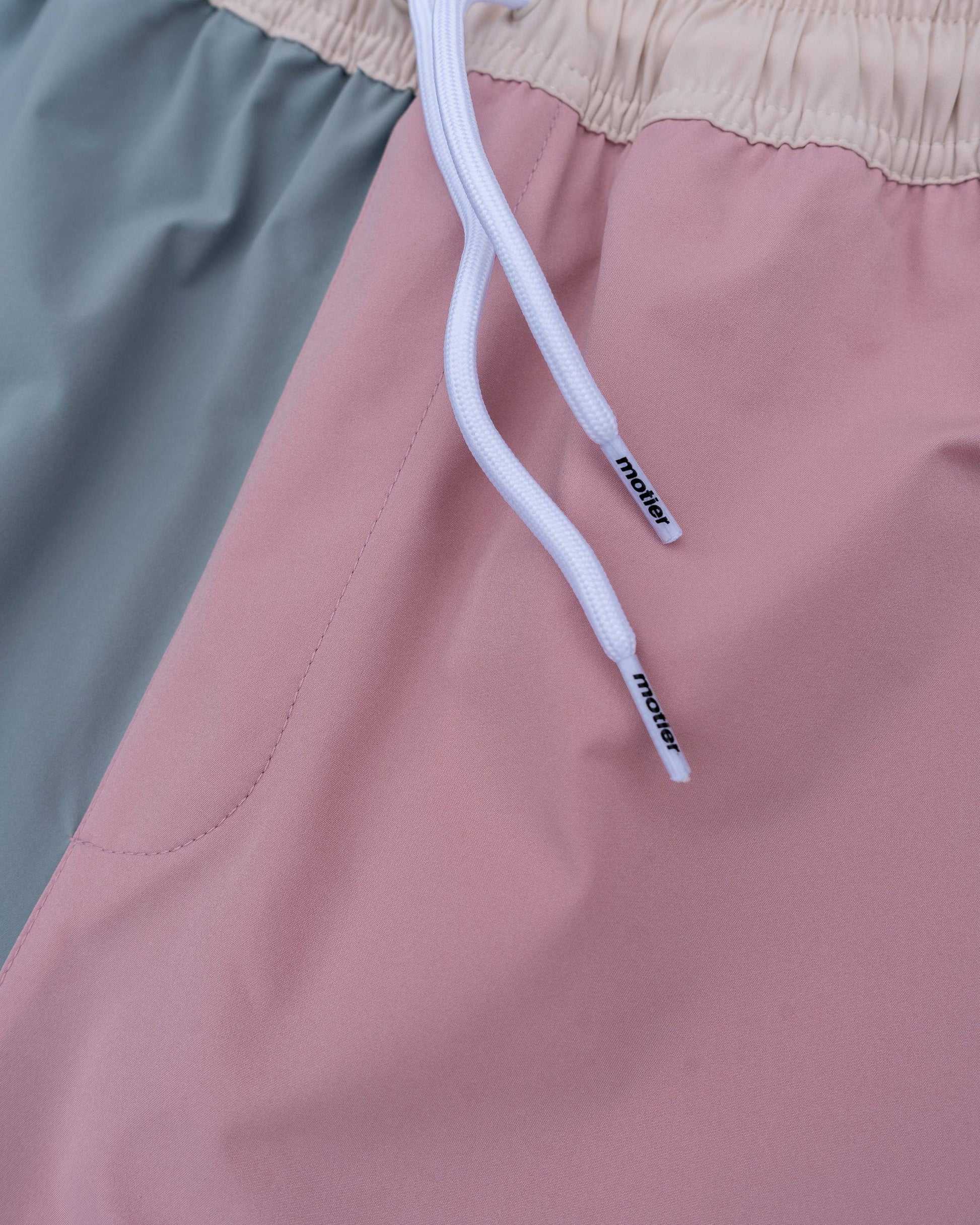 The Colorblock Boardshorts (Sunrise) - Motier Lafayette 