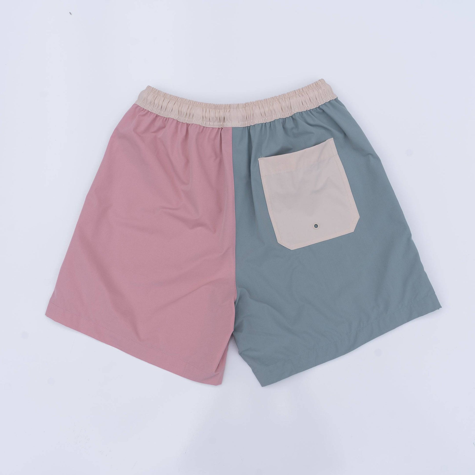 The Colorblock Boardshorts (Sunrise) - Motier Lafayette 