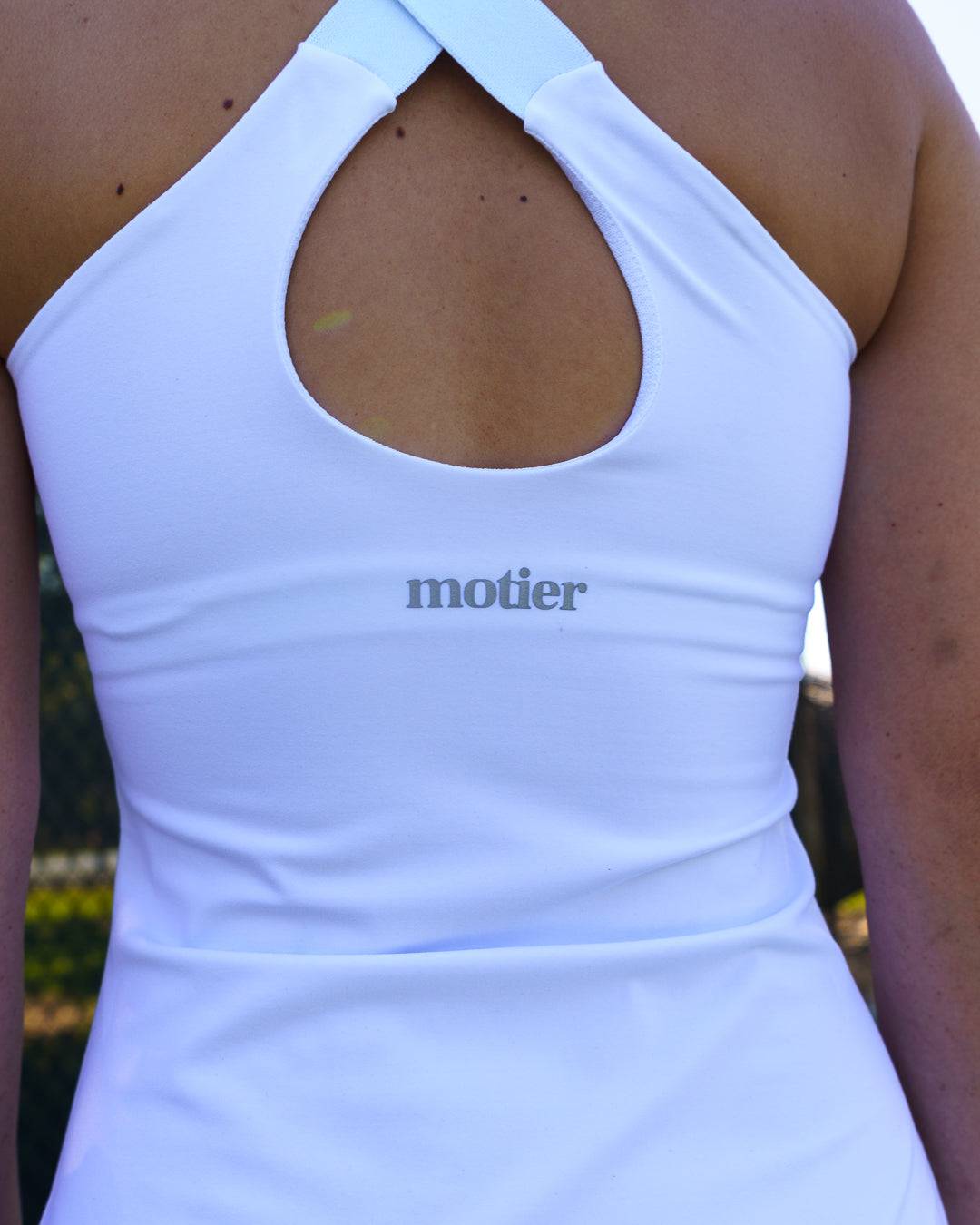 Tennis Club Active Dress (White) - Motier Lafayette 