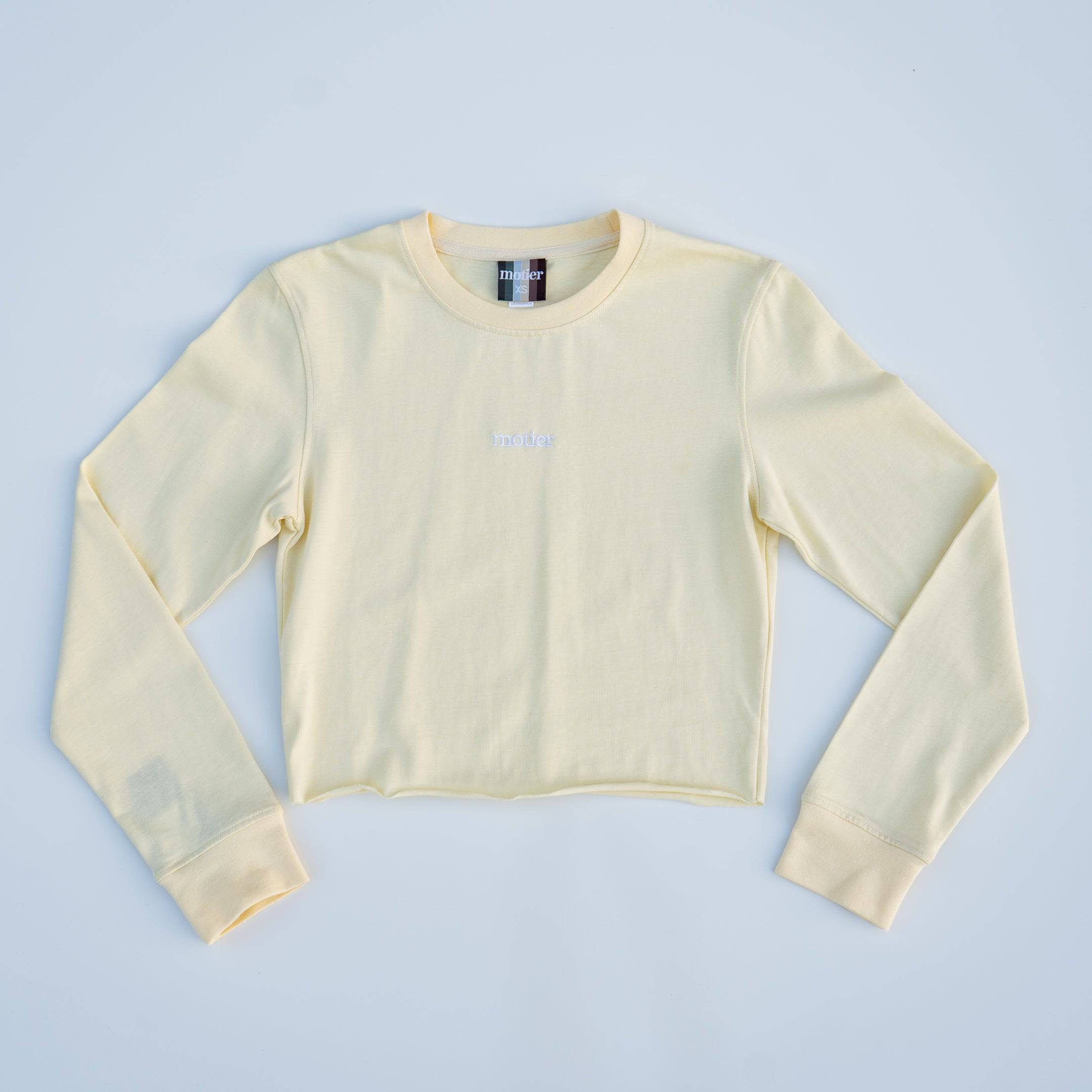 The Alexandre Luxe L/S Crop (Cream) - Motier Lafayette 