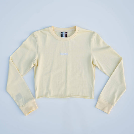The Alexandre Luxe L/S Crop (Cream) - Motier Lafayette 