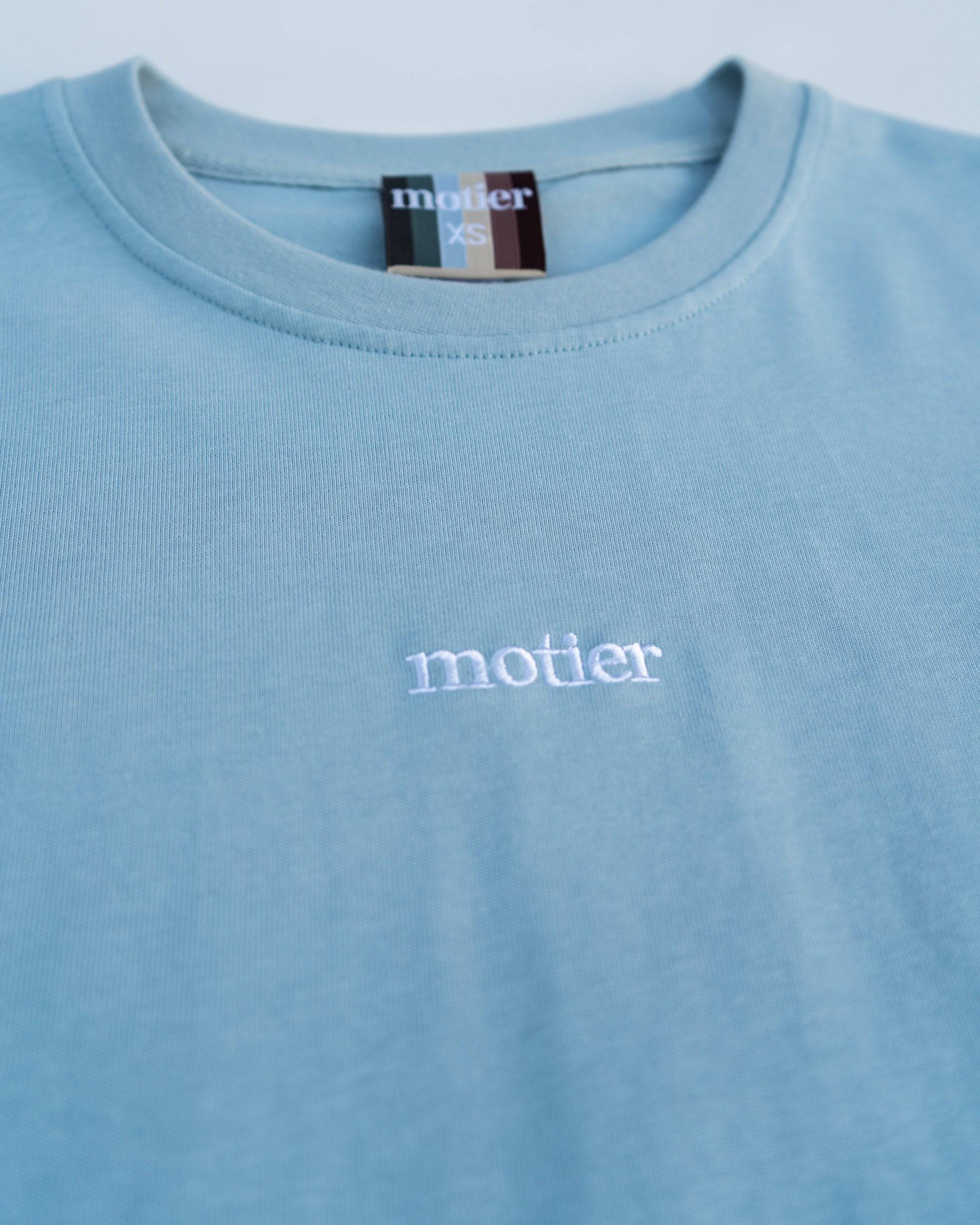 The Alexandre Luxe L/S Crop (Illusion Blue) - Motier Lafayette 