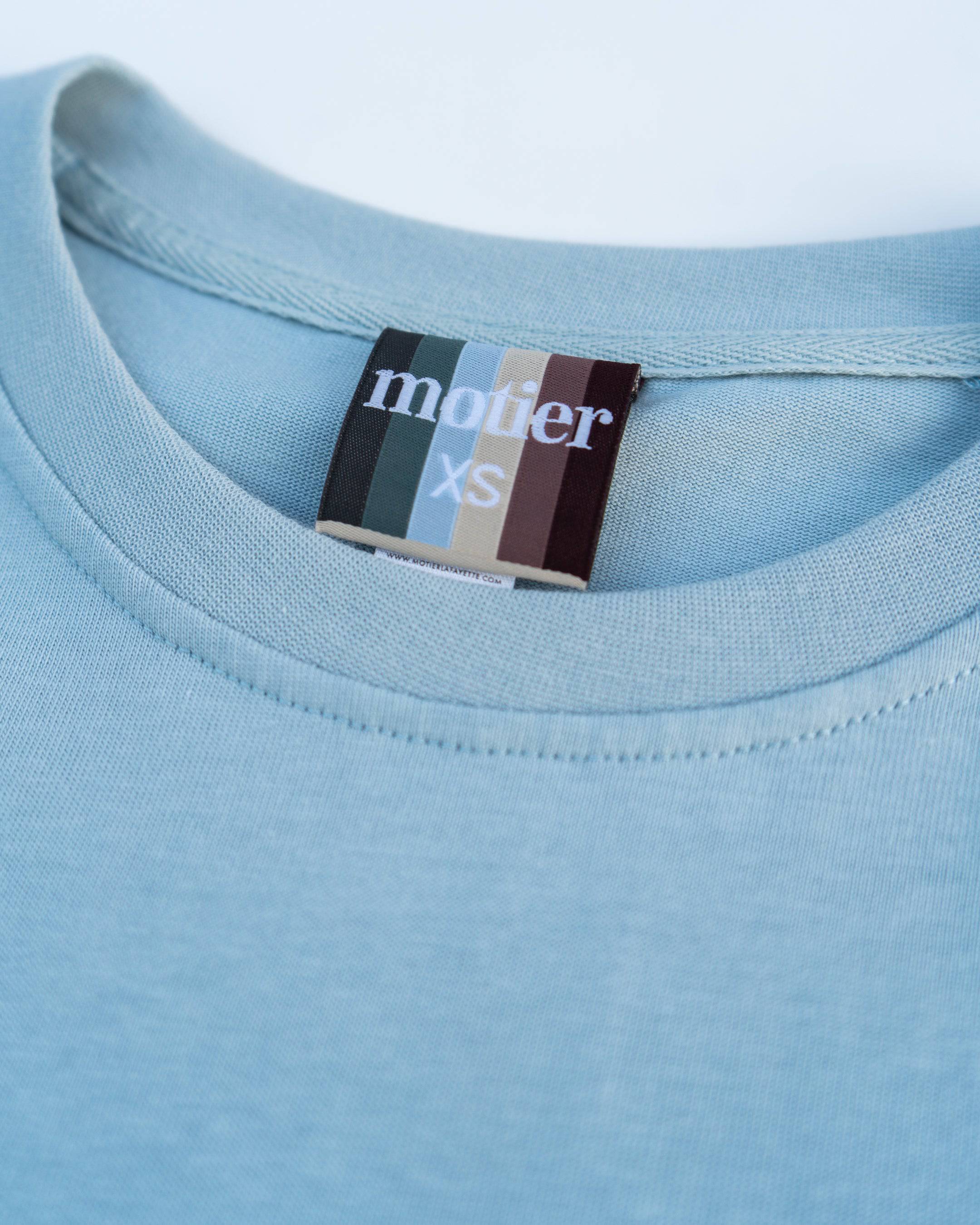 The Alexandre Luxe L/S Crop (Illusion Blue) - Motier Lafayette 