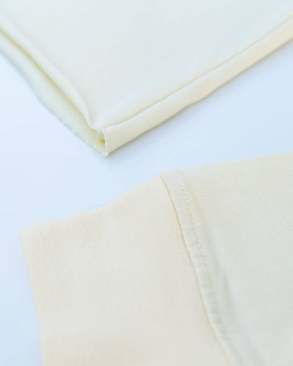 The Alexandre Luxe L/S Crop (Cream) - Motier Lafayette 