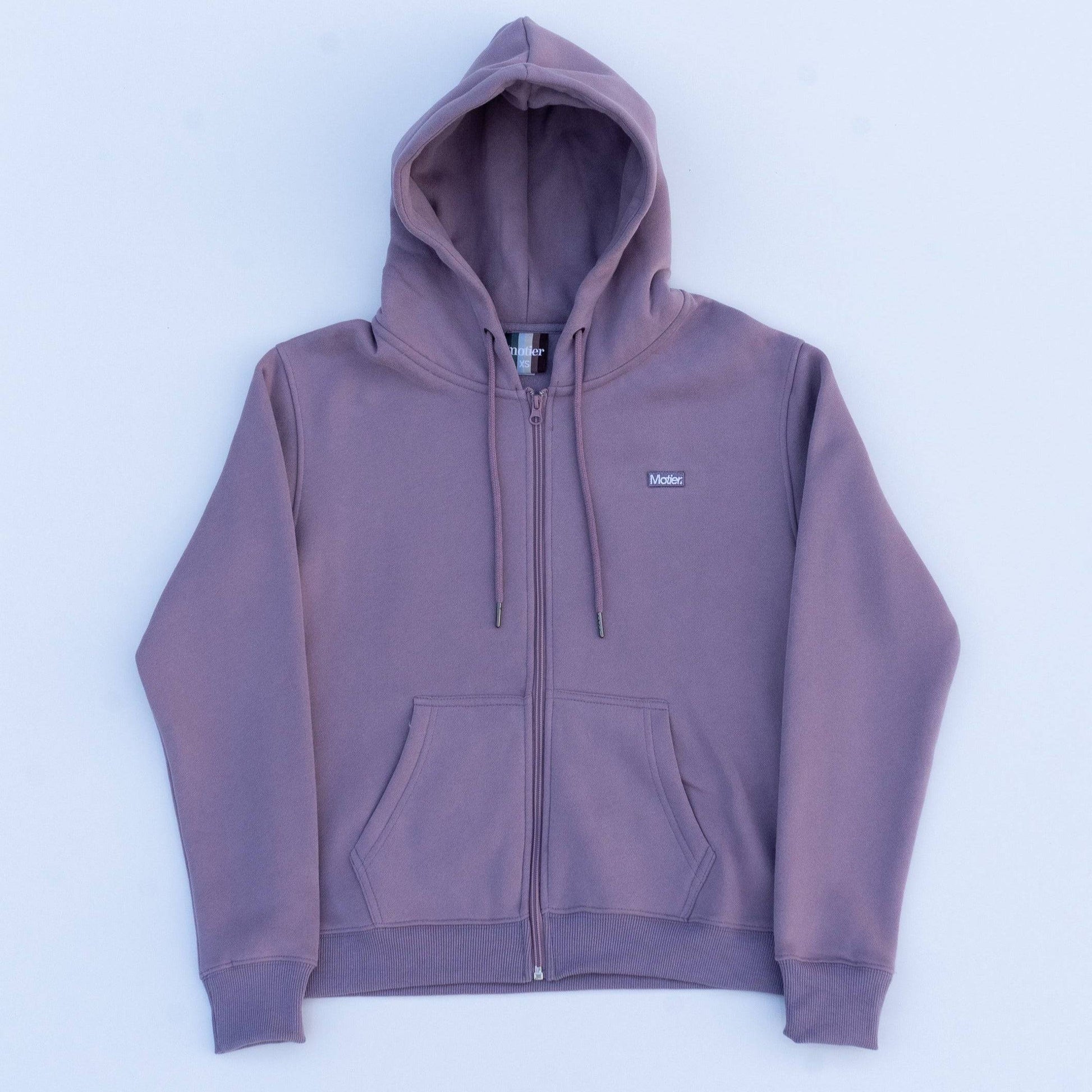 The Frances Full-Zip Hoodie (Plum Wine) - Motier Lafayette 