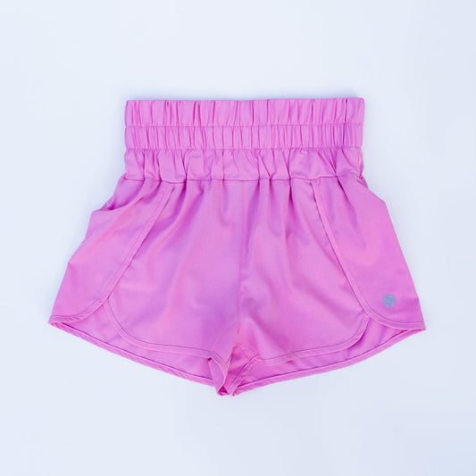 Highwaist Active Shorts (Light Pink)