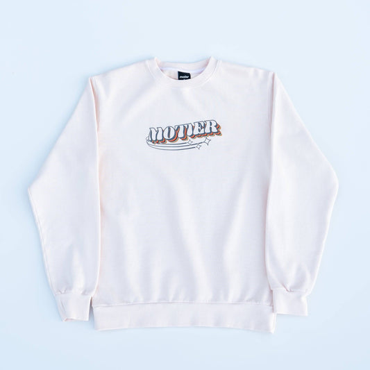 Parish Woodstock Luxe Crewneck (Mauve Chalk)
